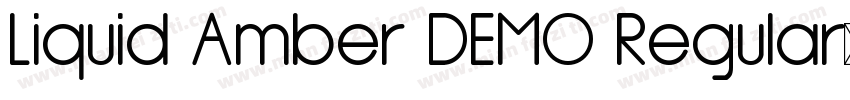 Liquid Amber DEMO Regular字体转换